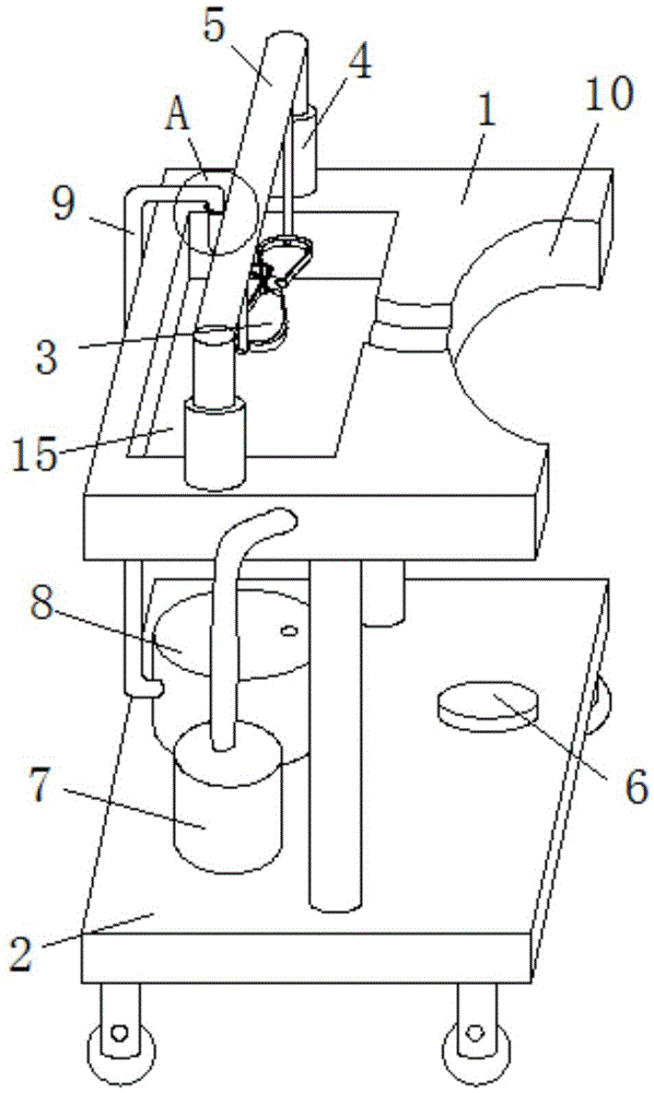 Medical washing rack for ophthalmology