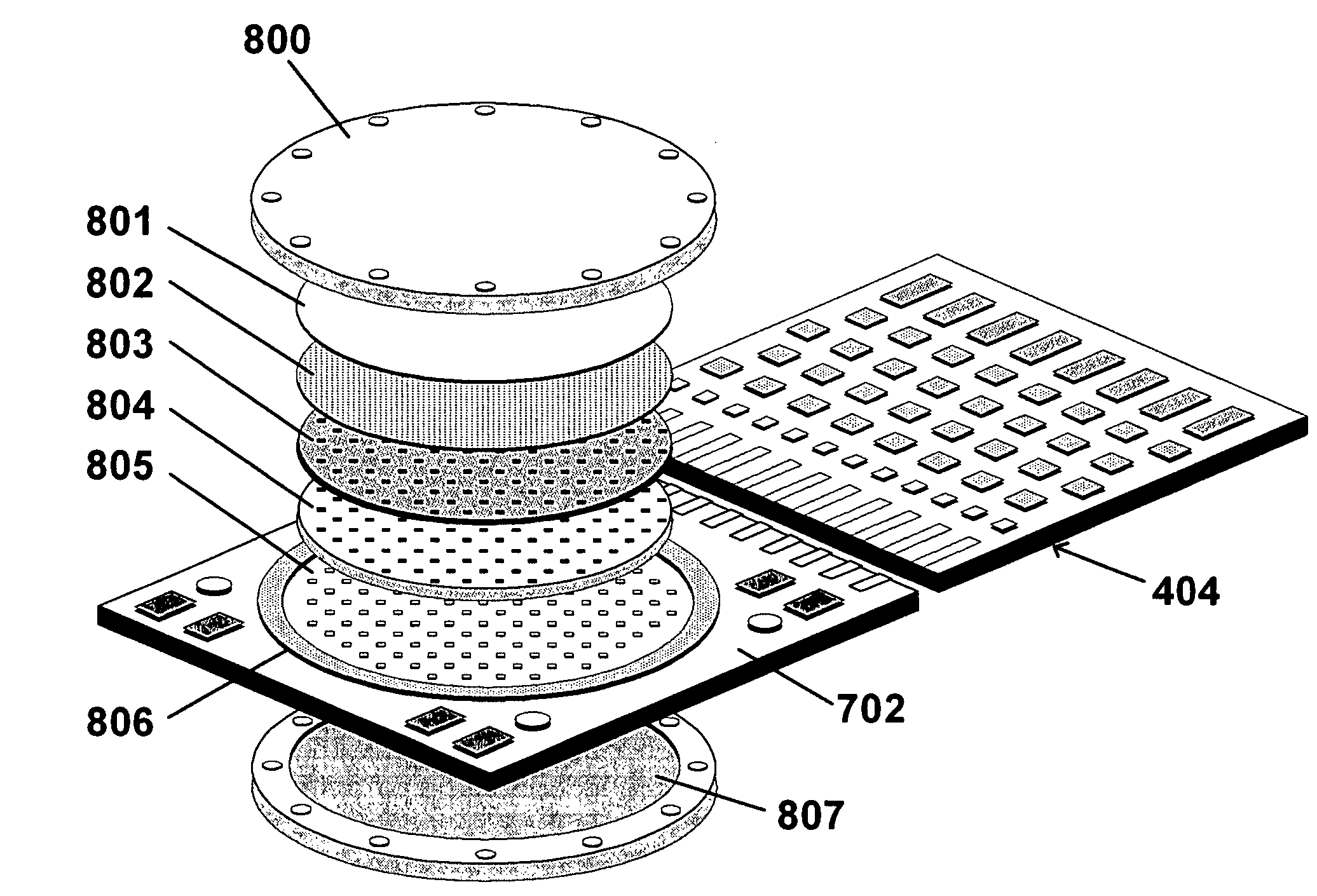 Apparatus for full-wafer test and burn-in mechanism