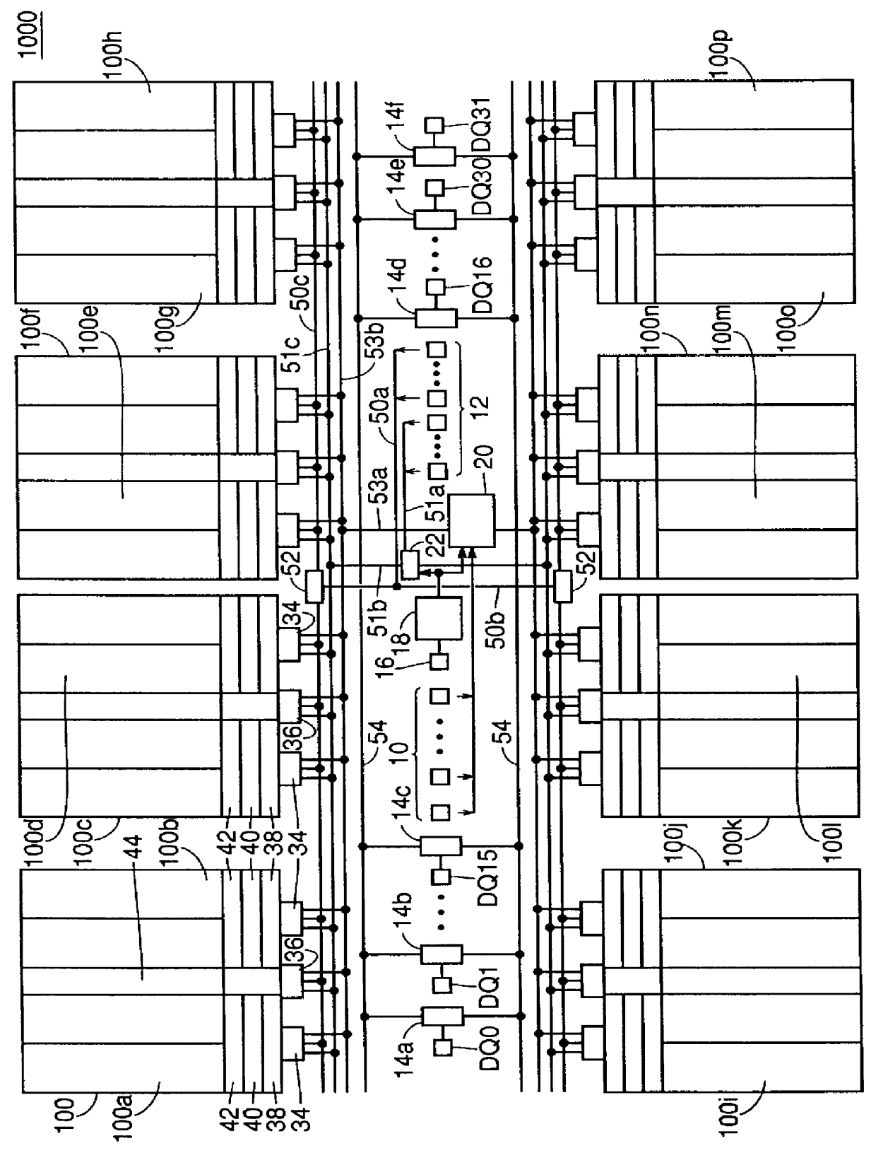 Synchronous semiconductor memory device having redundant circuit of high repair efficiency and allowing high speed access