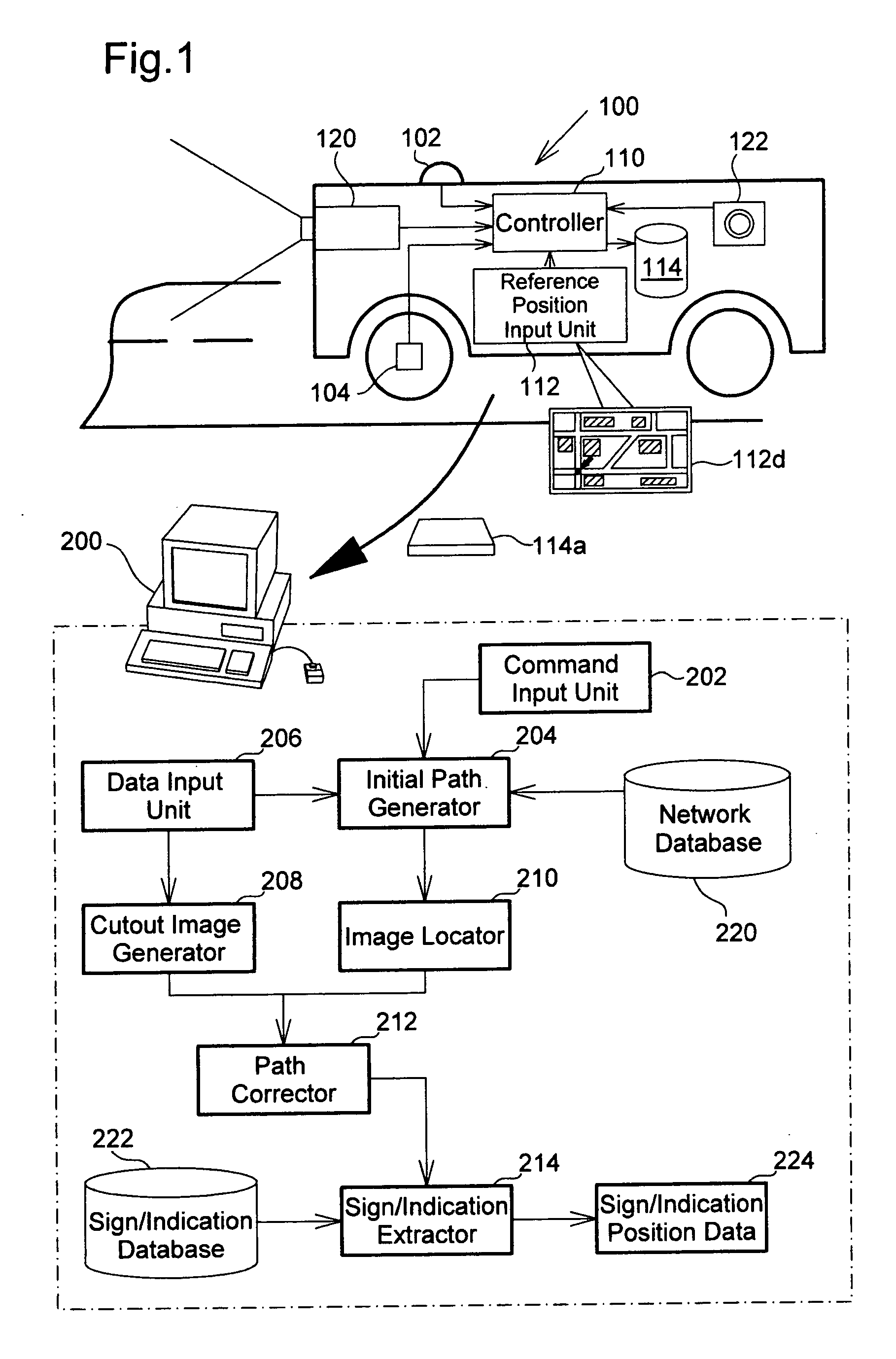 Imaging position analyzing method