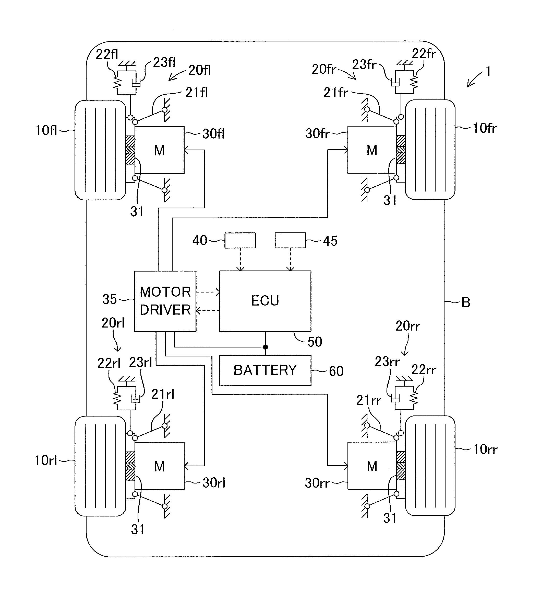 Vehicle braking/driving force control apparatus