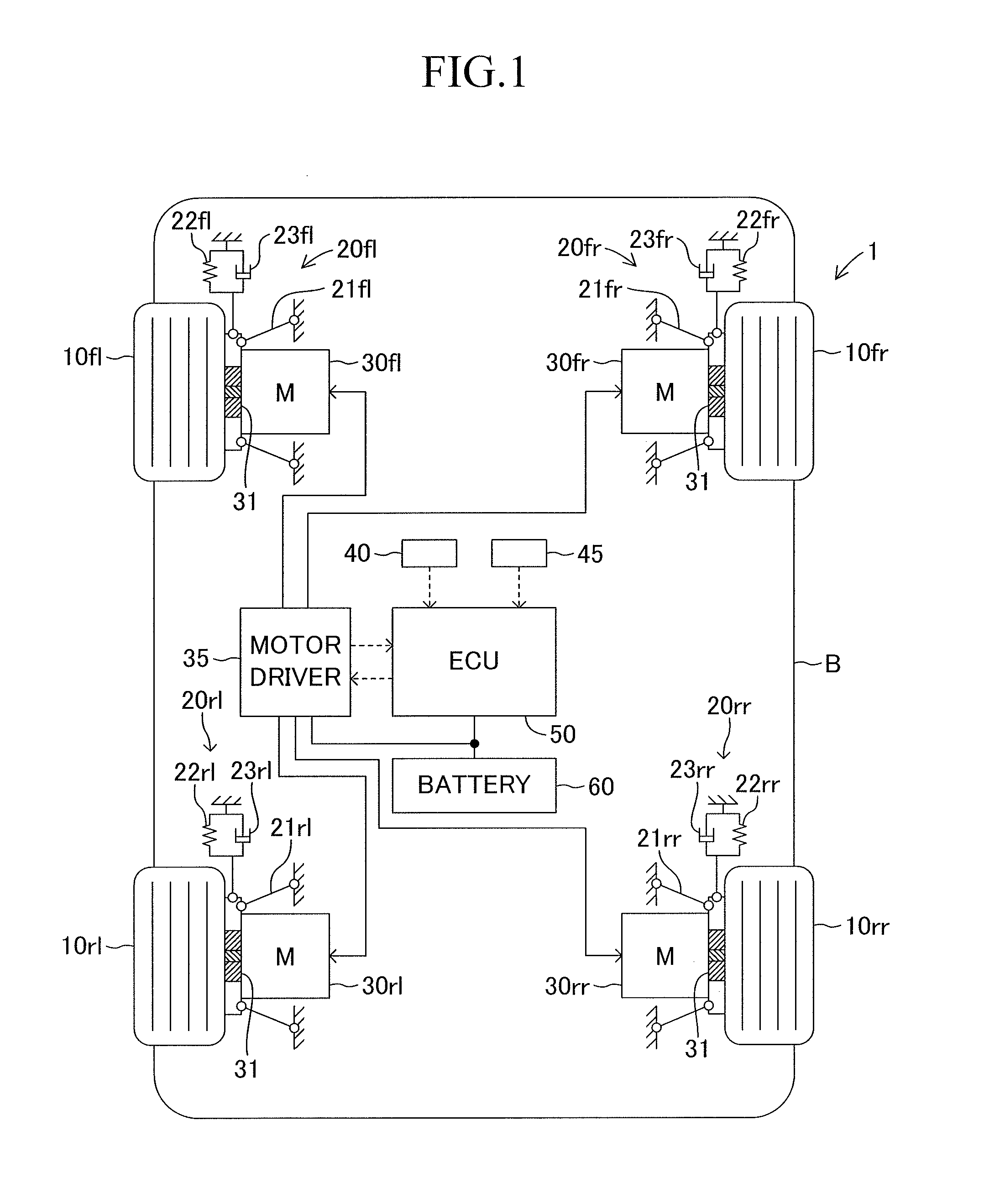 Vehicle braking/driving force control apparatus