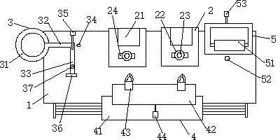 Feeding device for steering gear pressing and grinding equipment