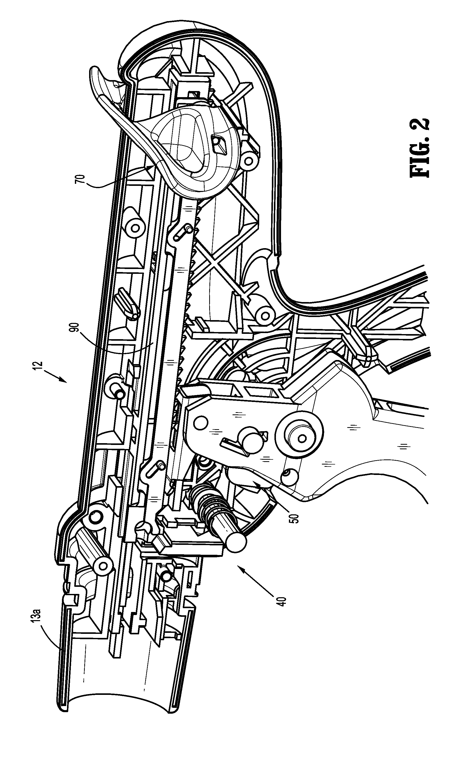 Stapling device with grasping jaw mechanism