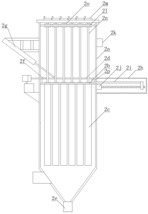 A high-efficiency dust removal system and process for dust