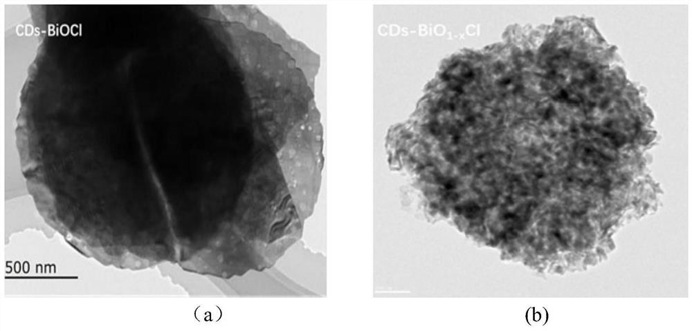 Novel nano-catalyst with visible light response as well as preparation method and application thereof