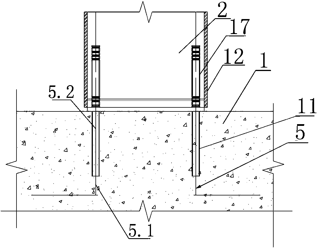 Mixed-connection post-tensioned prestressing assembly concrete frame system and construction method thereof