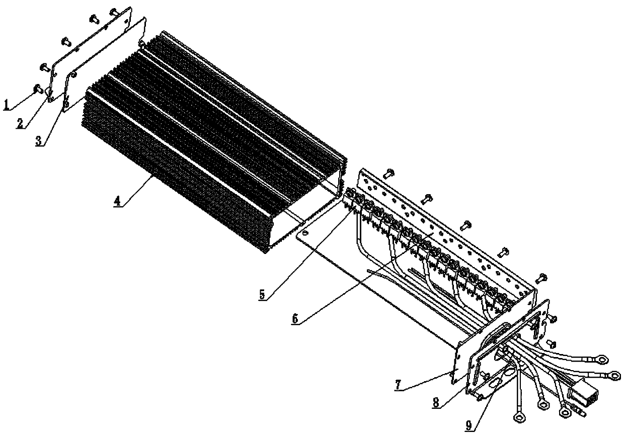 Electric vehicle controller structure with integrated plugs