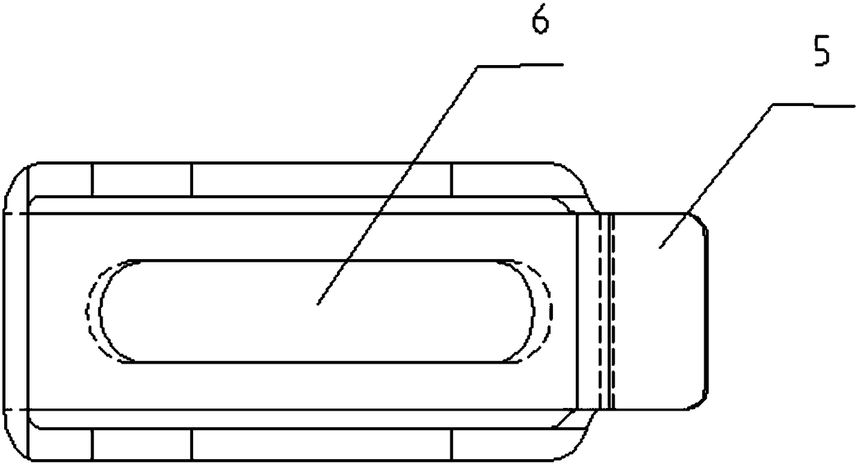 Self-locking hook type pedal