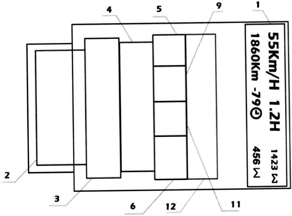 Analysis and evaluation system of intelligent automobile maintenance period and abrasion service life of all units