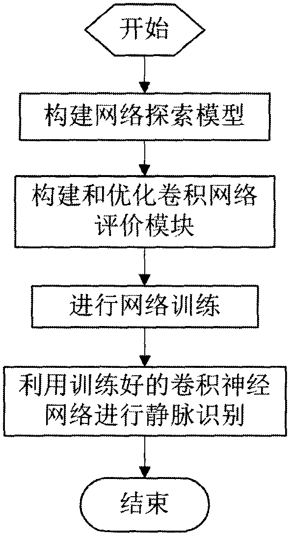 A vein recognition method based on a reinforcement learning algorithm optimized convolution neural network