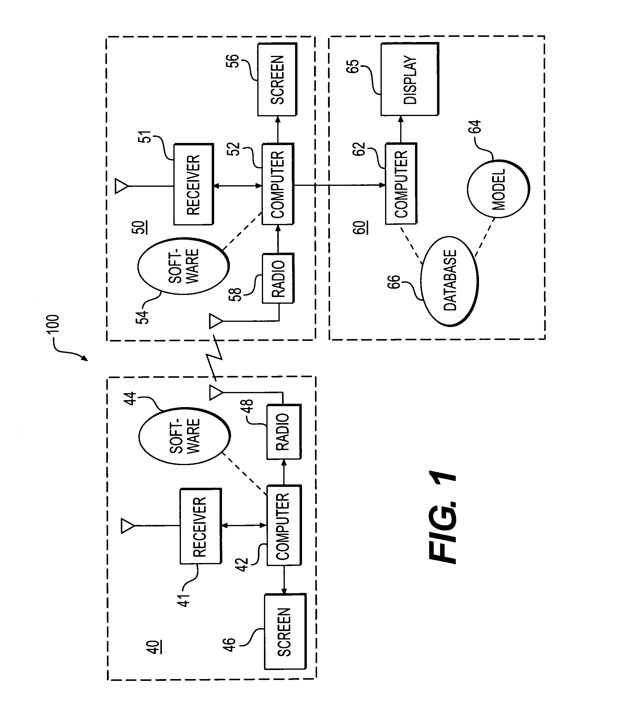 Positioning system for projecting a site model
