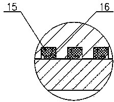 Vacuum water-cooling rotary joint