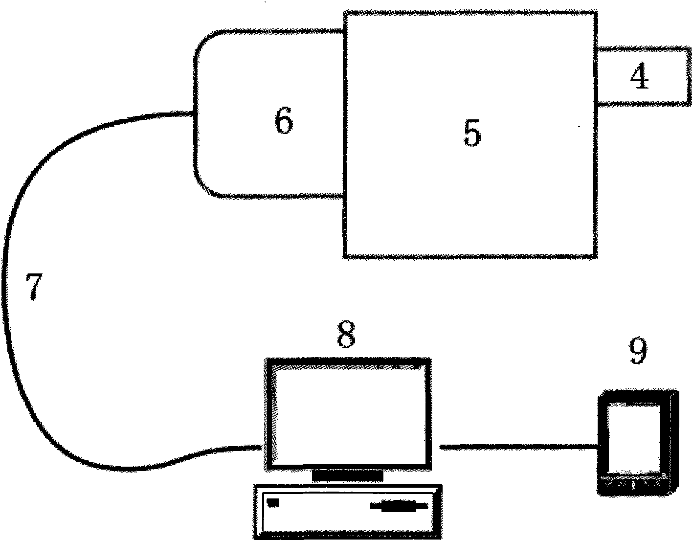 Two-dimensional imaging measurement system for vehicular pollution source smoke plume emission