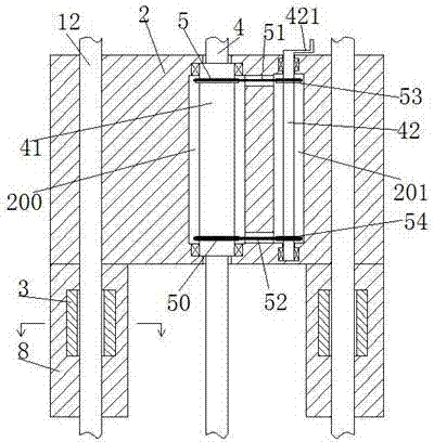 Building material transporting device