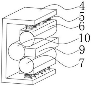 Building steel structure connecting device convenient to disassemble and assemble