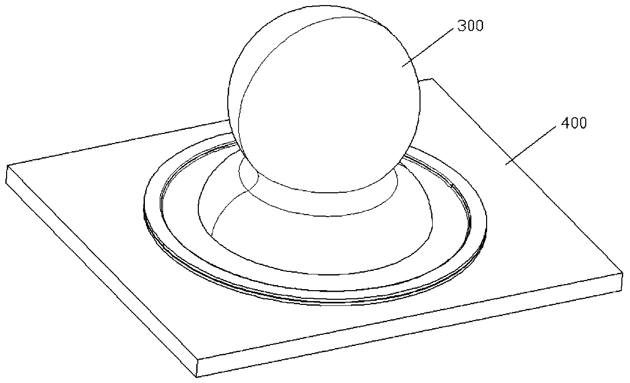 Forming method, structure and forming mold of 3D printing technology assisted carbon fiber component