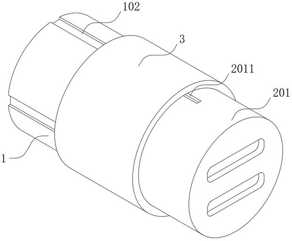 Split type adapter