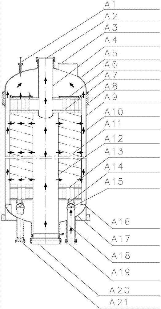 System and method for large-scale preparation of ethylene glycol from synthesis gas