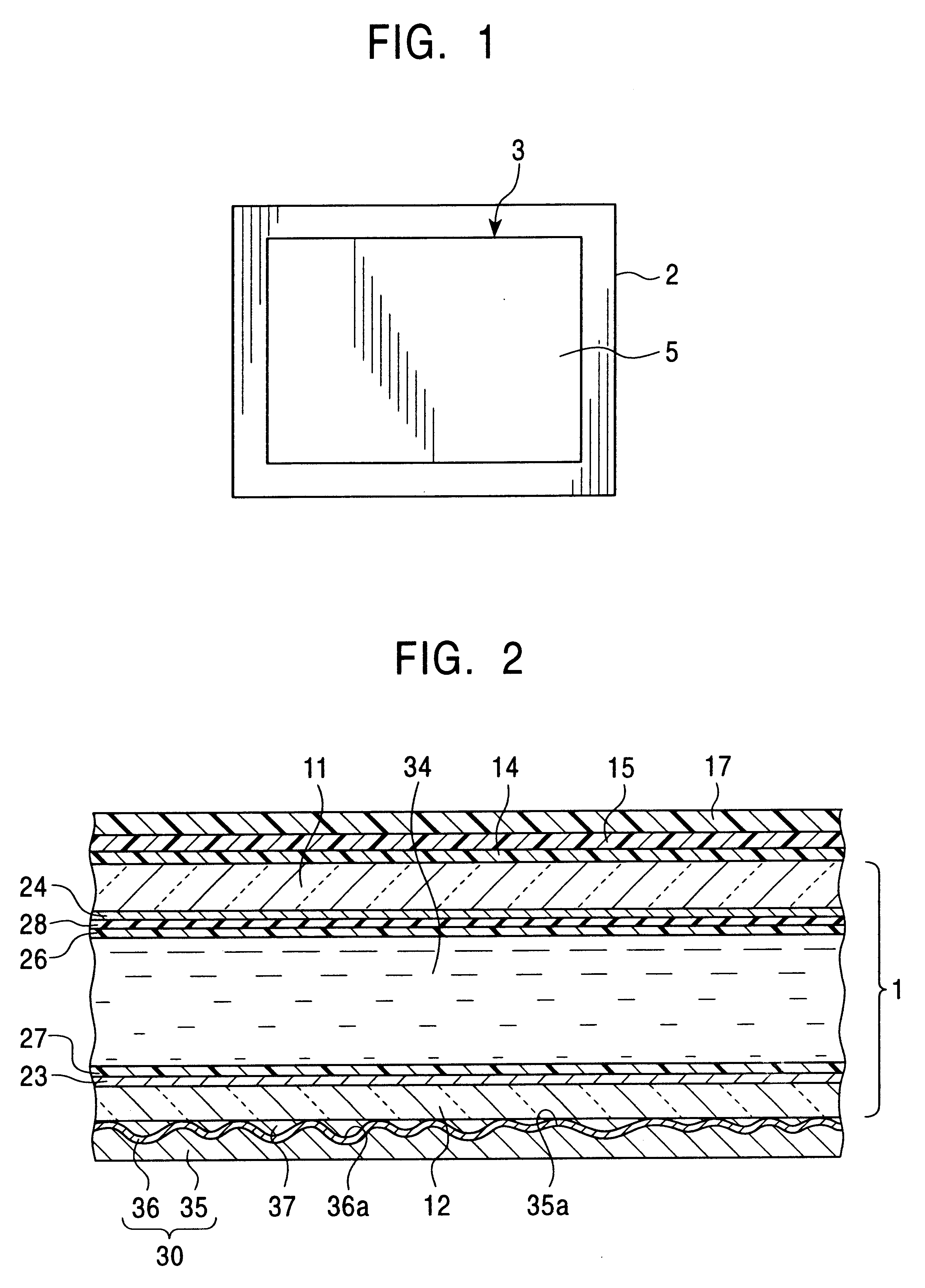 Liquid crystal display having reflector outside liquid crystal cell