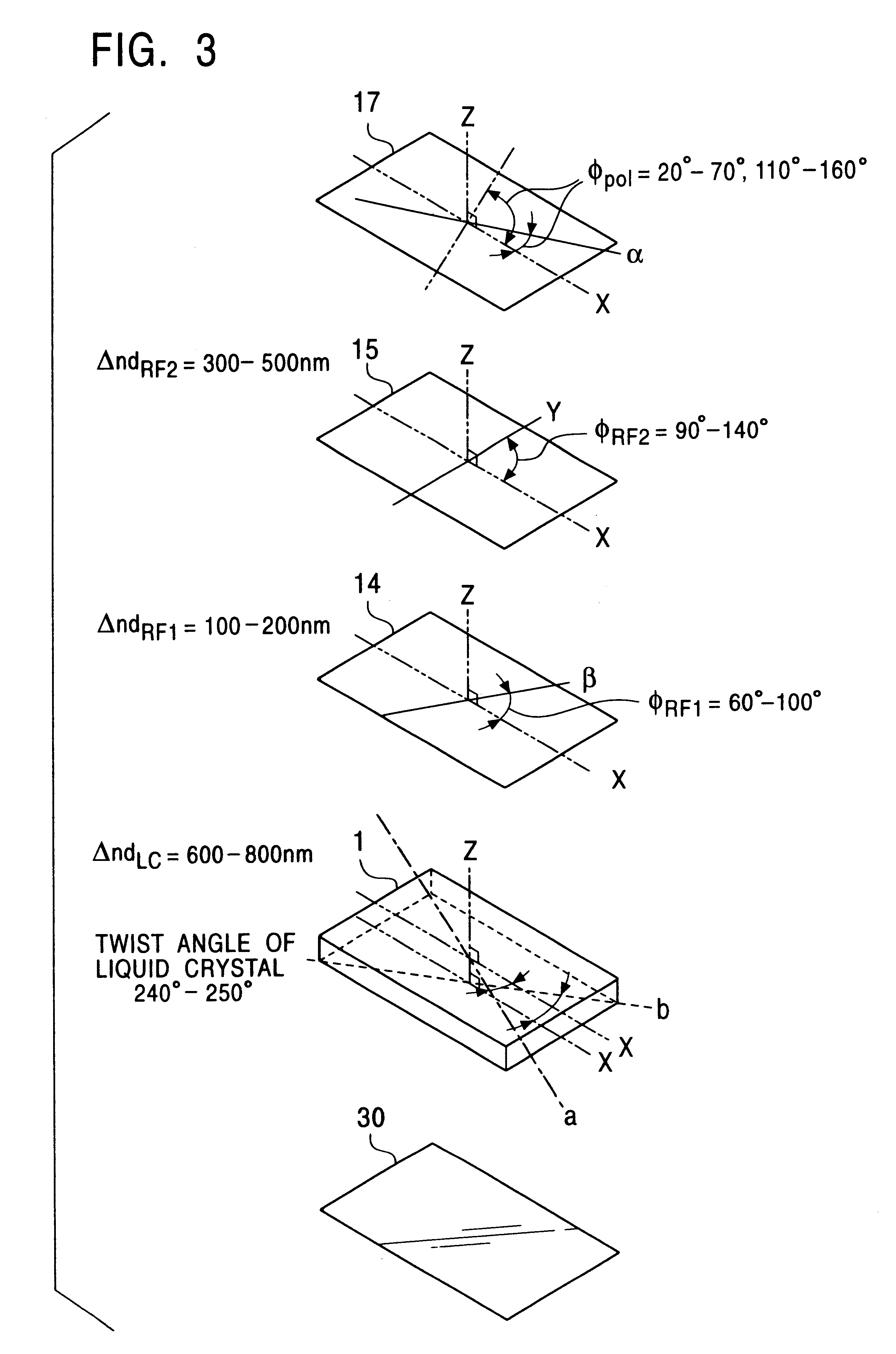 Liquid crystal display having reflector outside liquid crystal cell