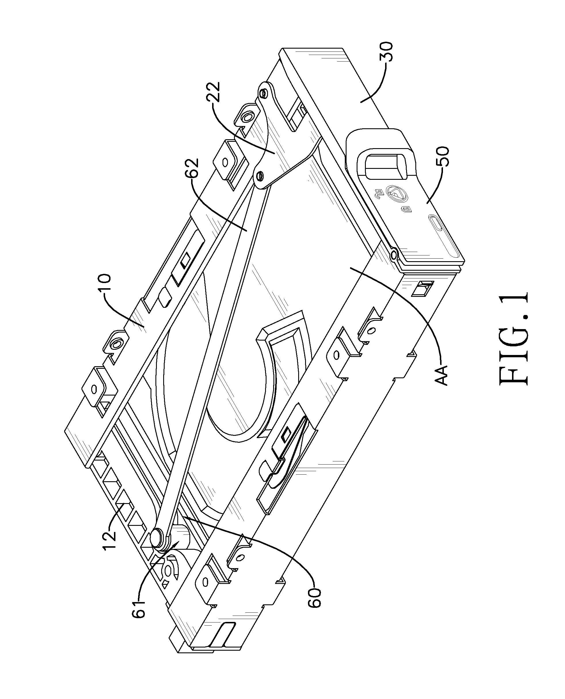 Removable hard disk drive bay