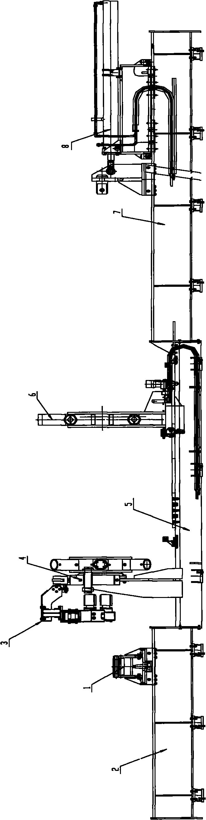 Hydraulic disassembling and assembling machine for petroleum drilling tool