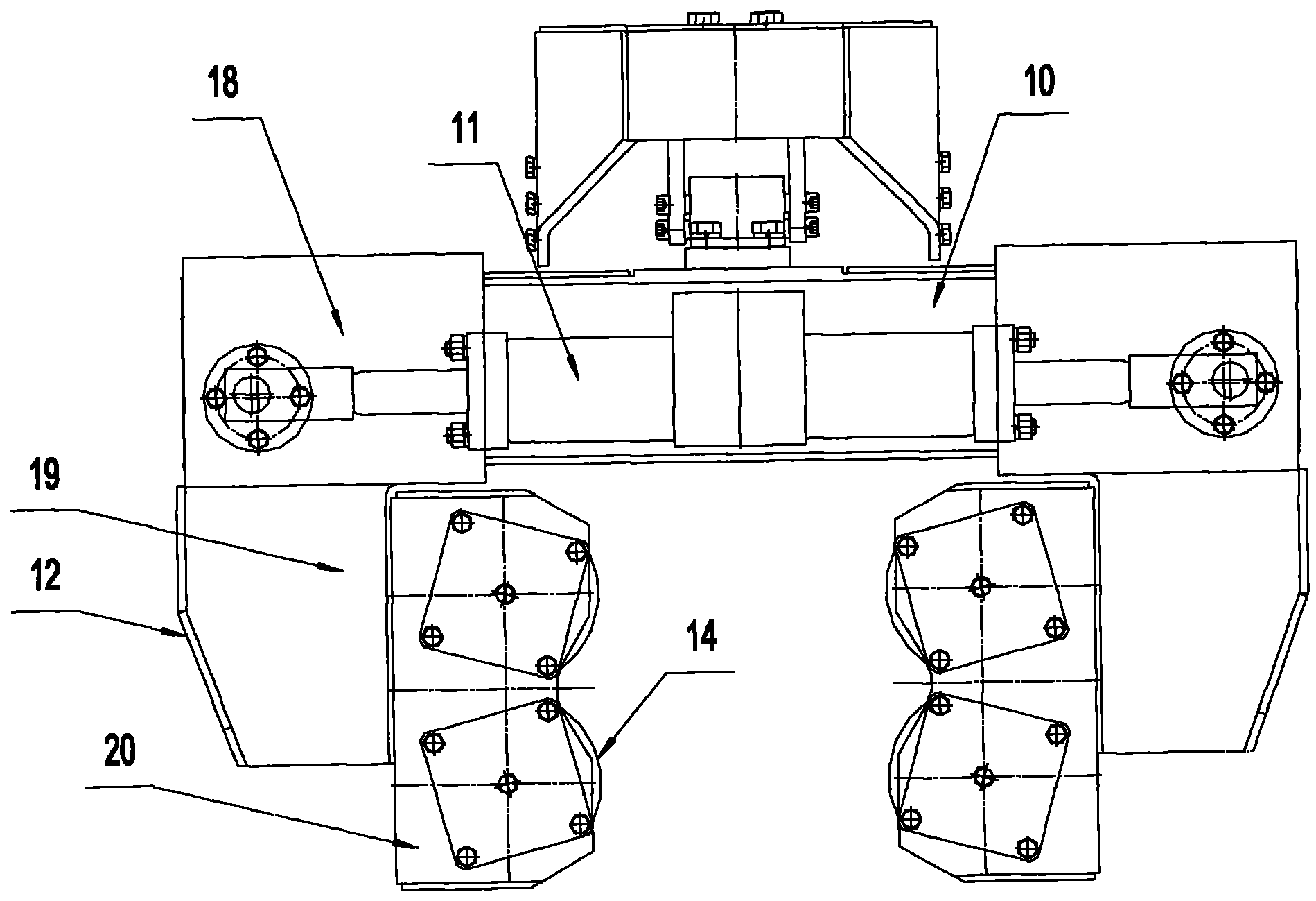 Hydraulic disassembling and assembling machine for petroleum drilling tool