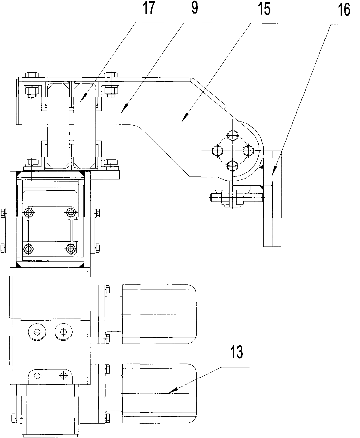 Hydraulic disassembling and assembling machine for petroleum drilling tool