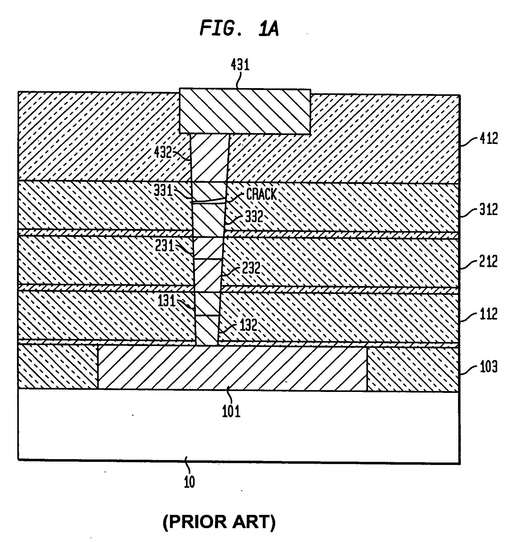 Stacked via-stud with improved reliability in copper metallurgy