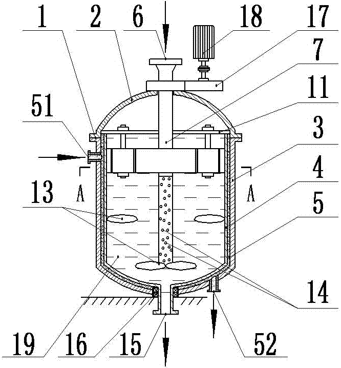 Kettle type reactor