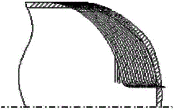 Weldless aluminum alloy lining neck-spinning method for large-diameter composite air cylinder