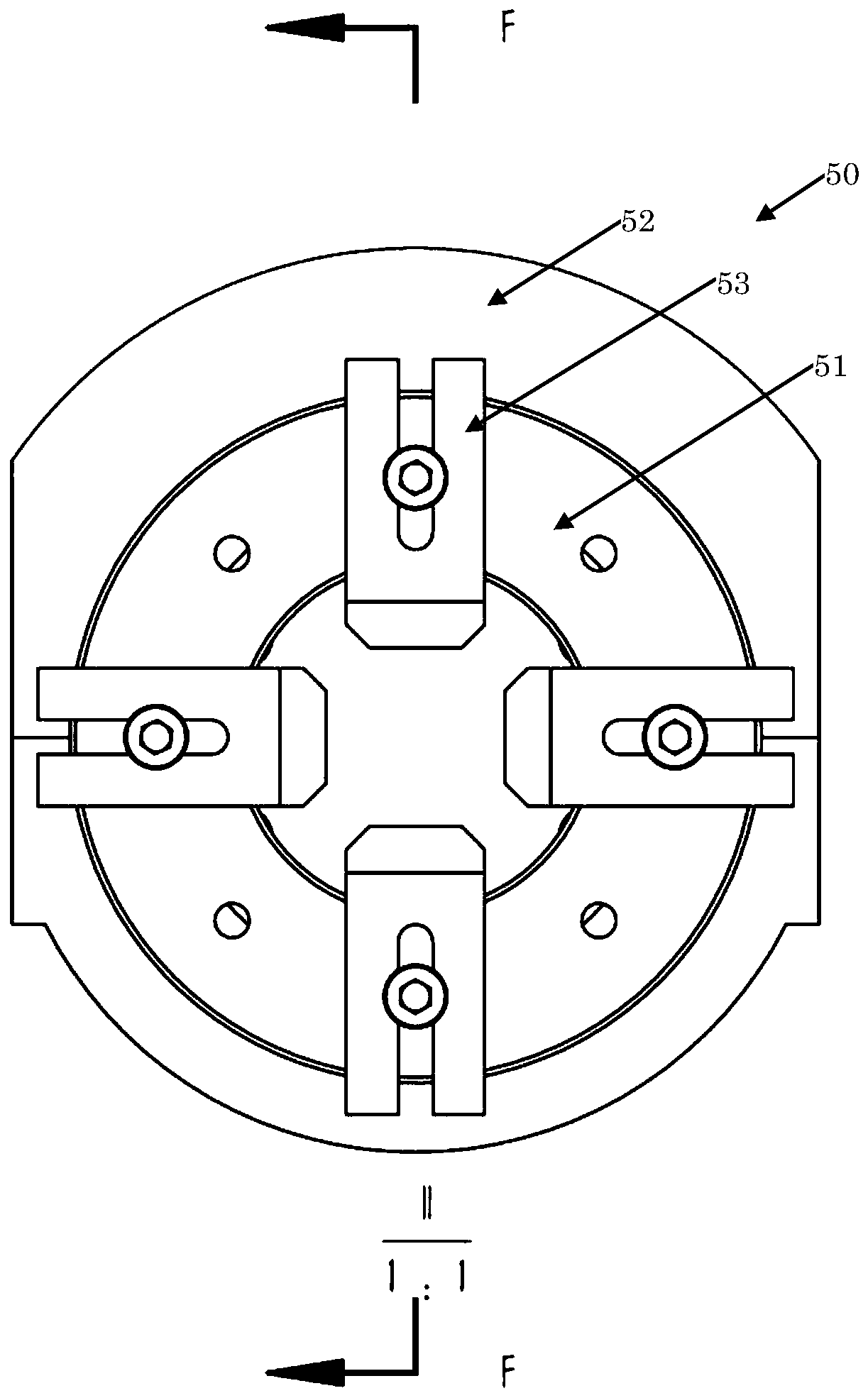 Magnetic composite fluid polishing device for inner wall of small thin pipe