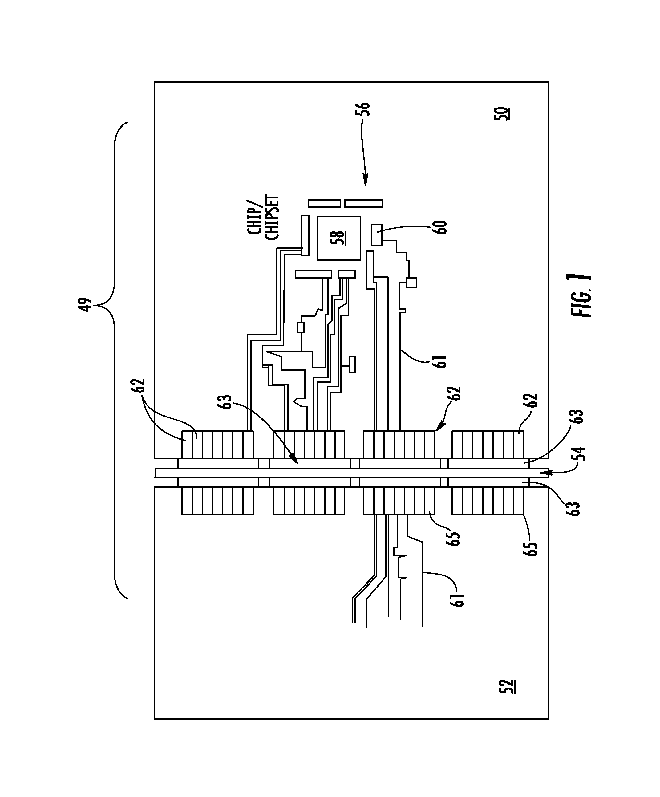 High speed bypass cable for use with backplanes