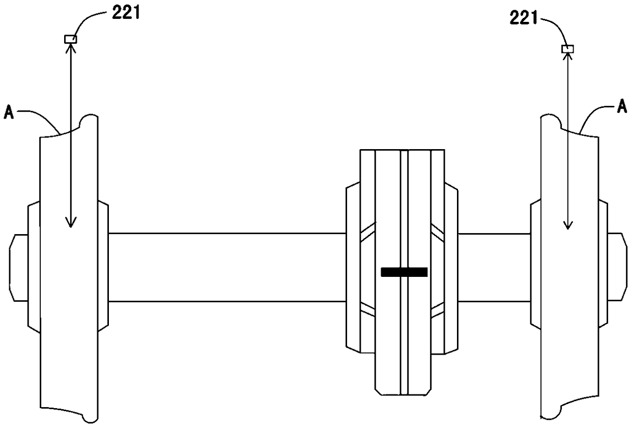 A vehicle-mounted wheel set flaw detection method and system