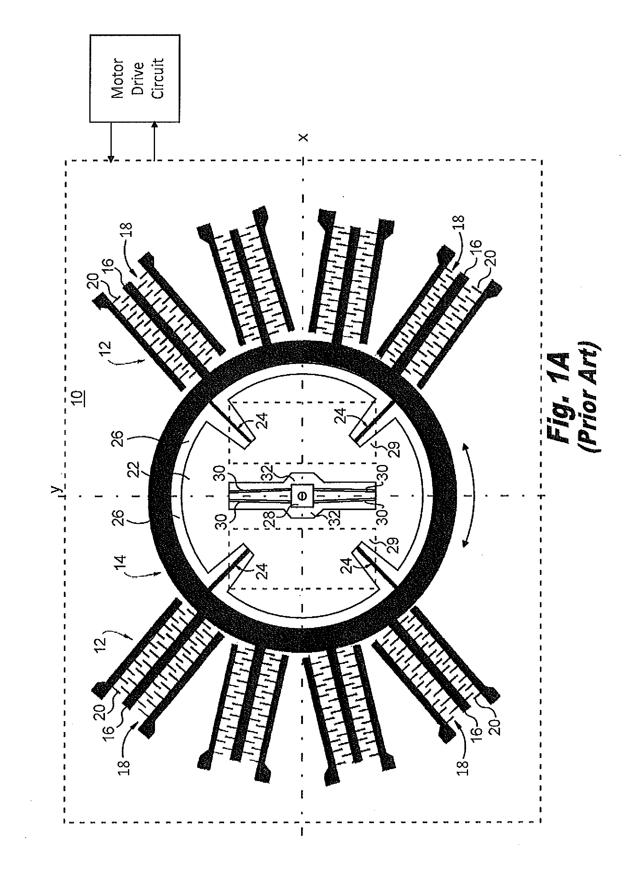 MEMS gyros with quadrature reducing springs