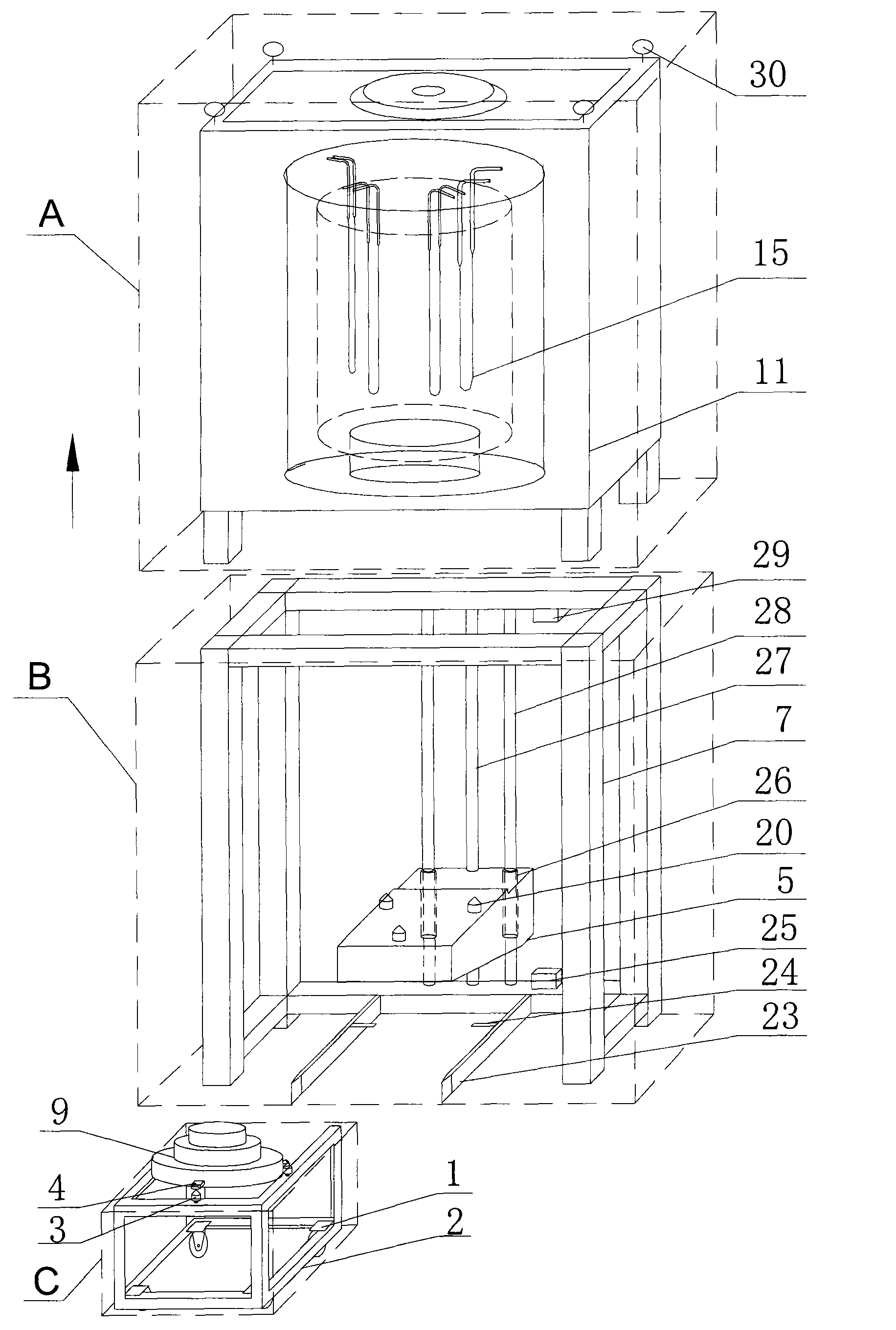 Combined multifunctional resistance furnace