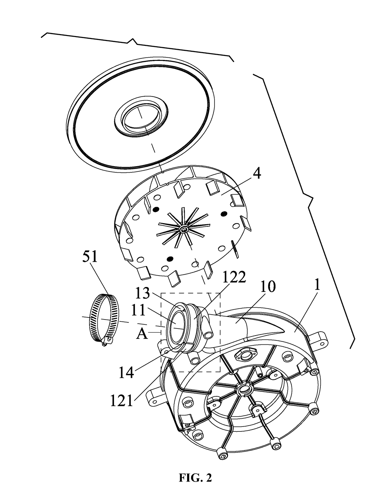 Induced draft fan and gas furnace comprising the same