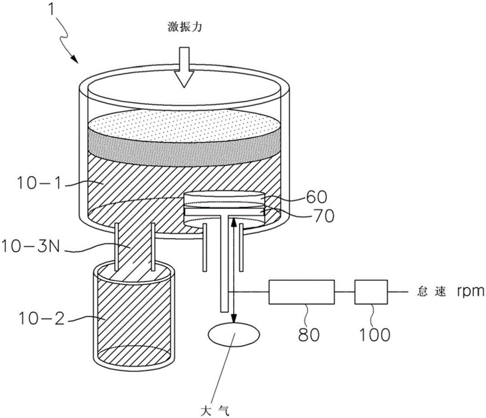 Electronic semi active control engine mount having variable air chamber