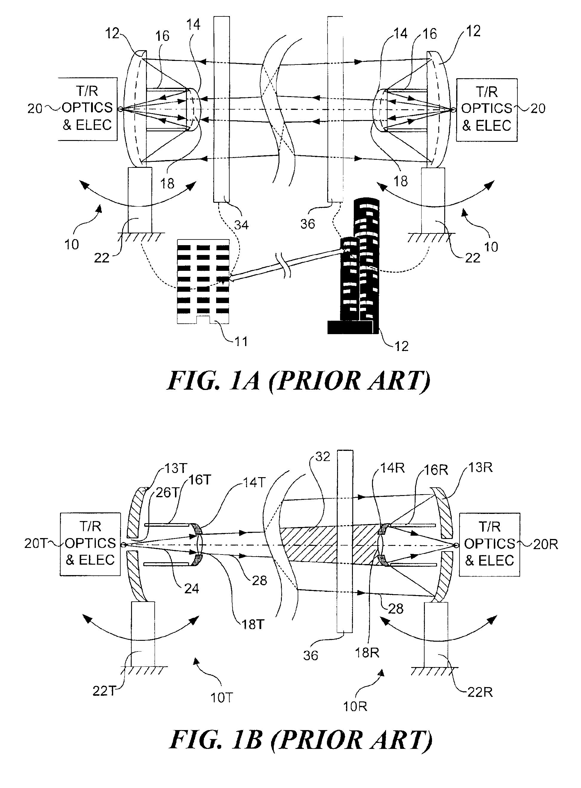 Transmission of free-space optical communication signals through windows