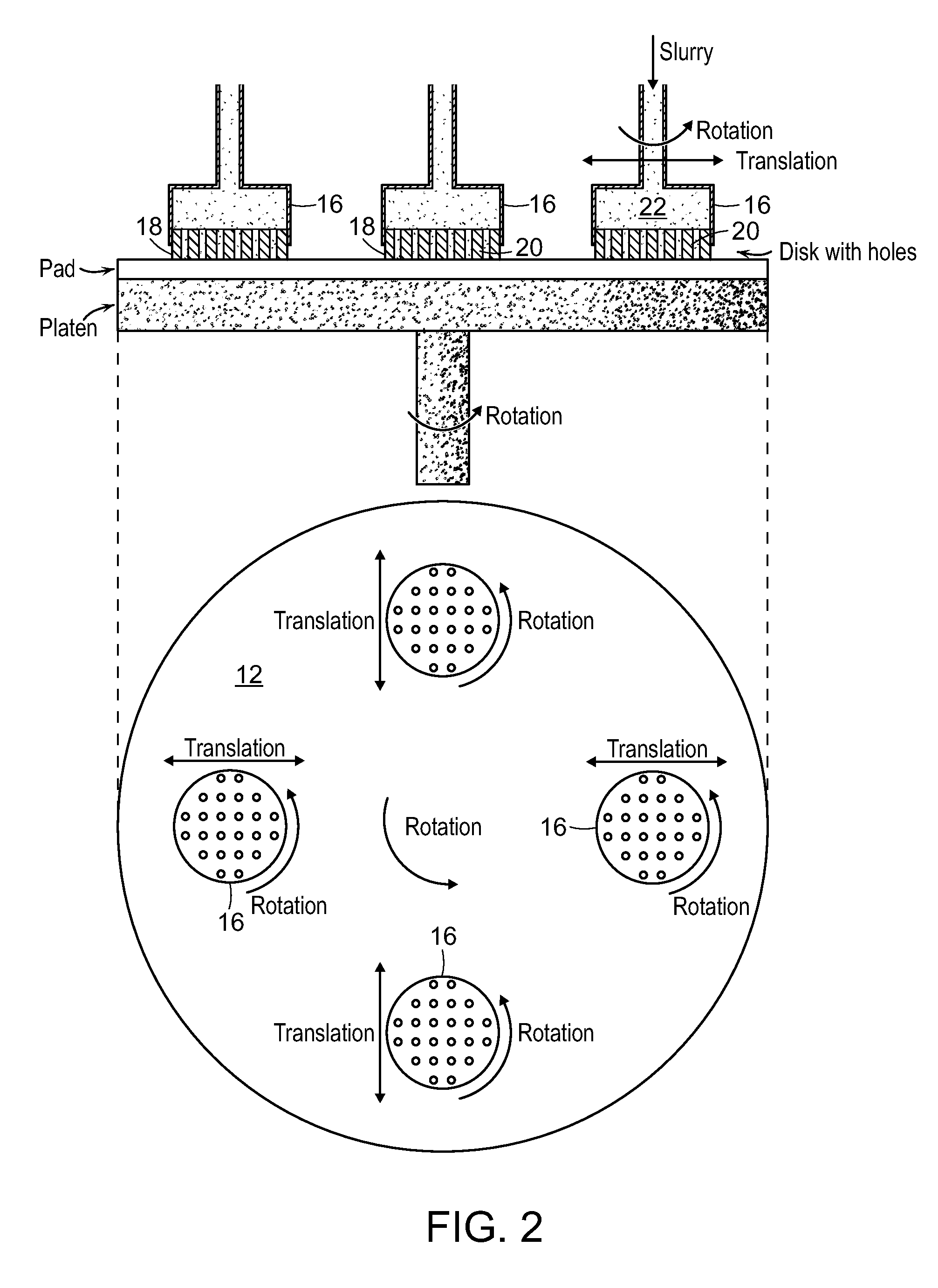 Chemical-mechanical polishing pad conditioning system