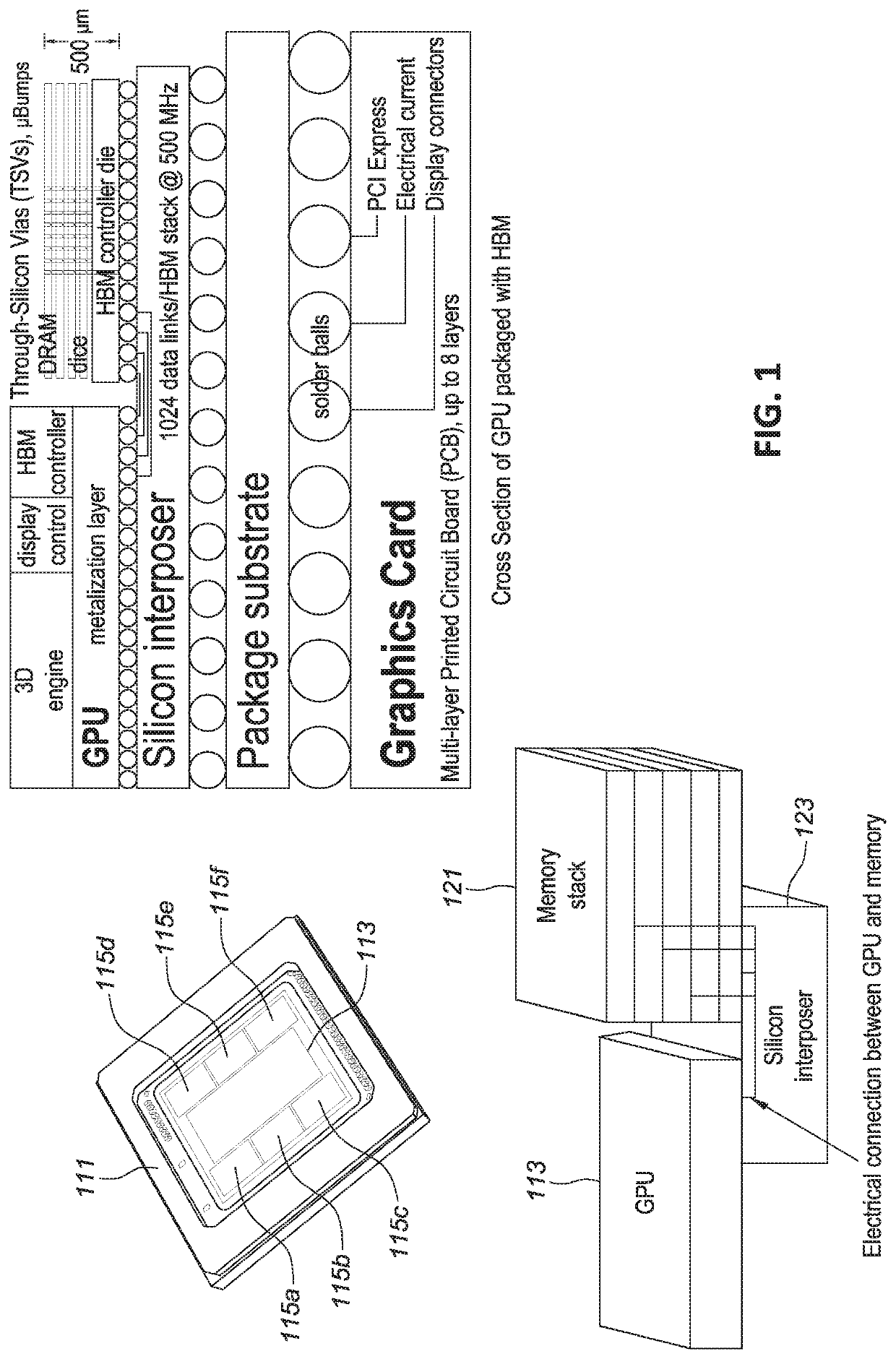 Chip-scale optical interconnect using microleds