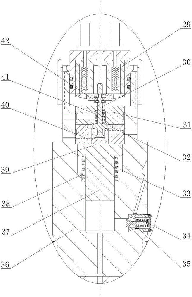 Pressurizing electromagnetic and pressurizing piezoelectric combined type gas jetting device