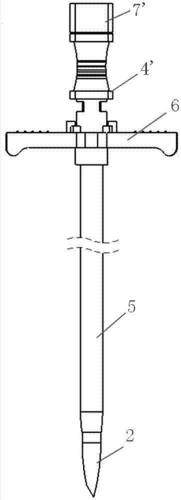 A medical puncture expansion implant tool