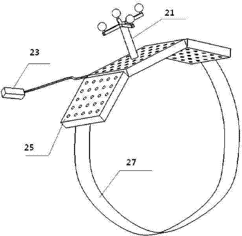 Ultrasonic ranging and optical positioning coupled noninvasive real-time tracker