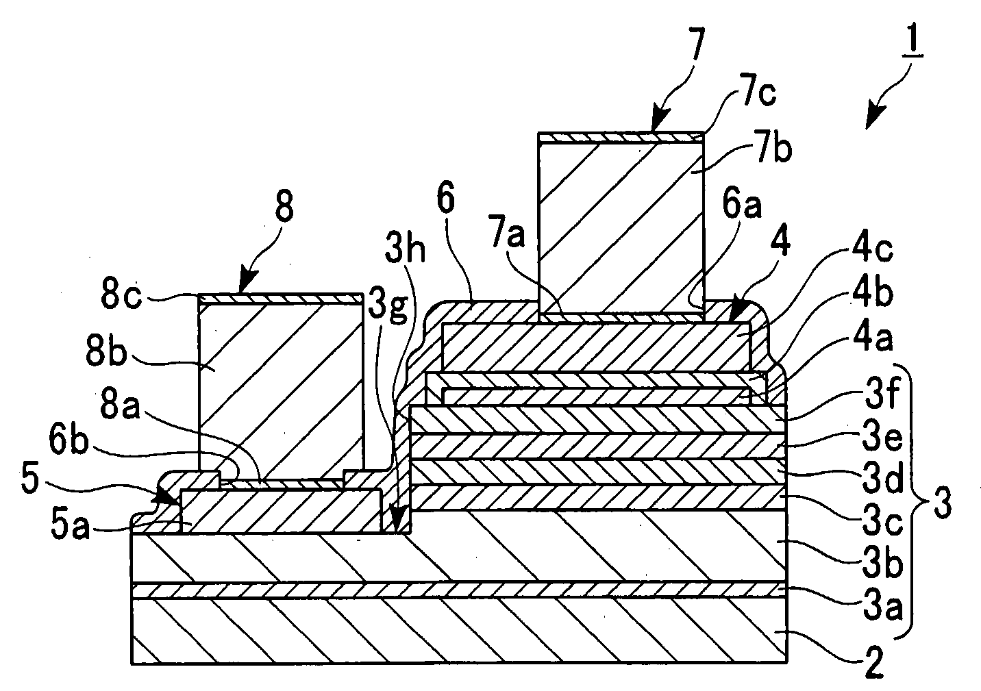 Flip-chip type semiconductor light-emitting device, method for manufacturing flip-chip type semiconductor light-emitting device, printed circuit board for flip-chip type semiconductor light-emitting device, mounting structure for flip-chip type semiconductor light-emitting device, and light-emitting diode lamp