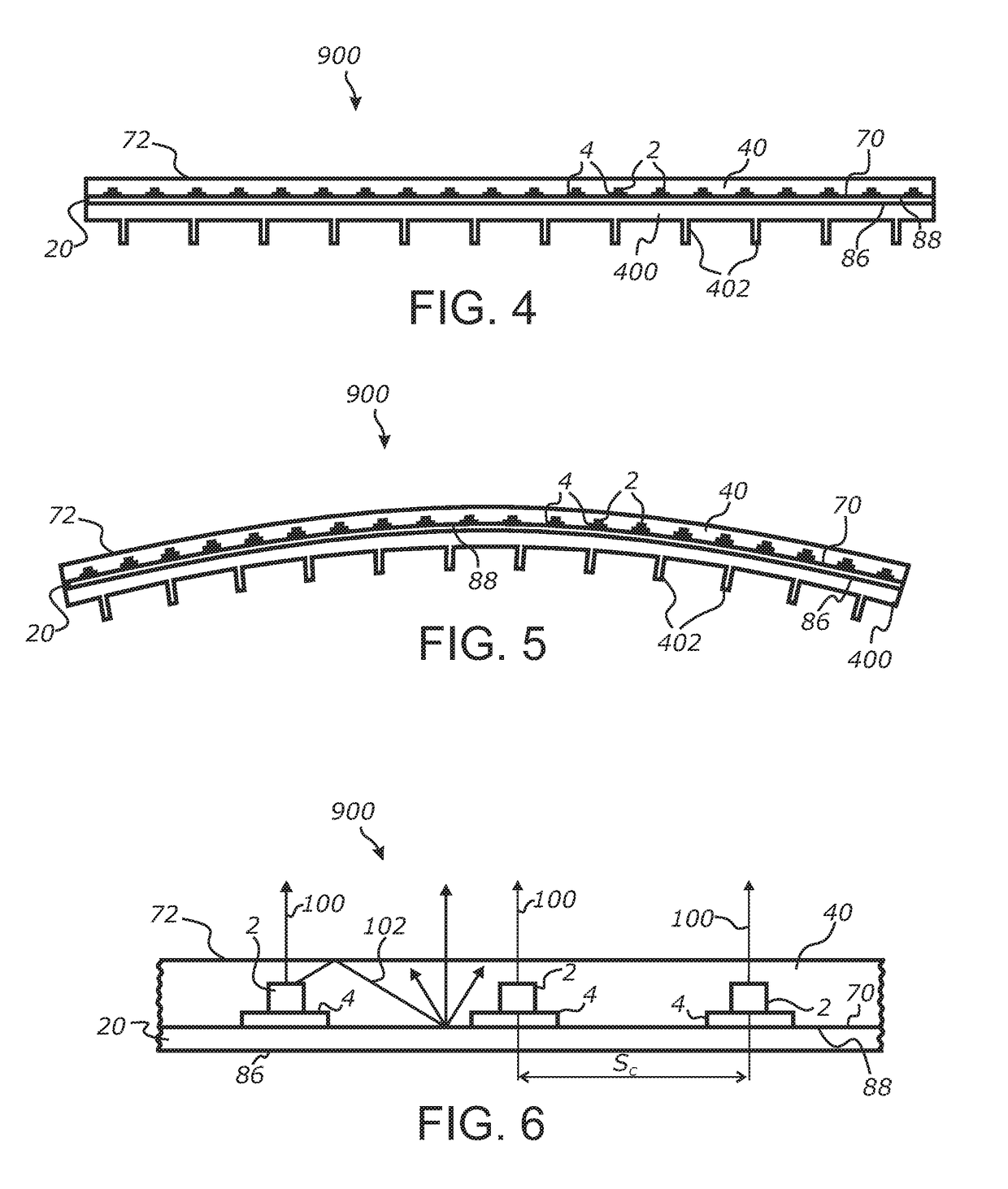 Flexible solid-state illumination devices