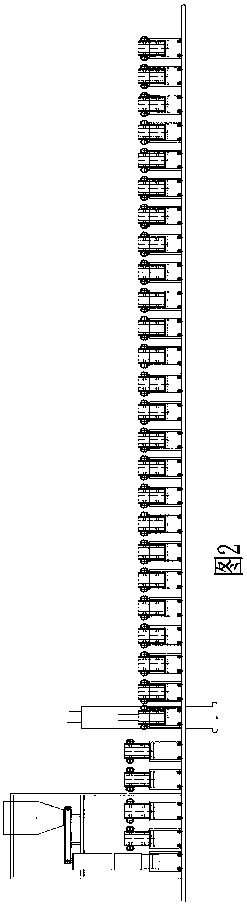 A fully automatic production line for fruit core shaping and expelling gas in the core