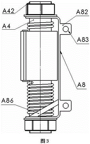 Vibration strengthening heat transfer device of automobile radiator