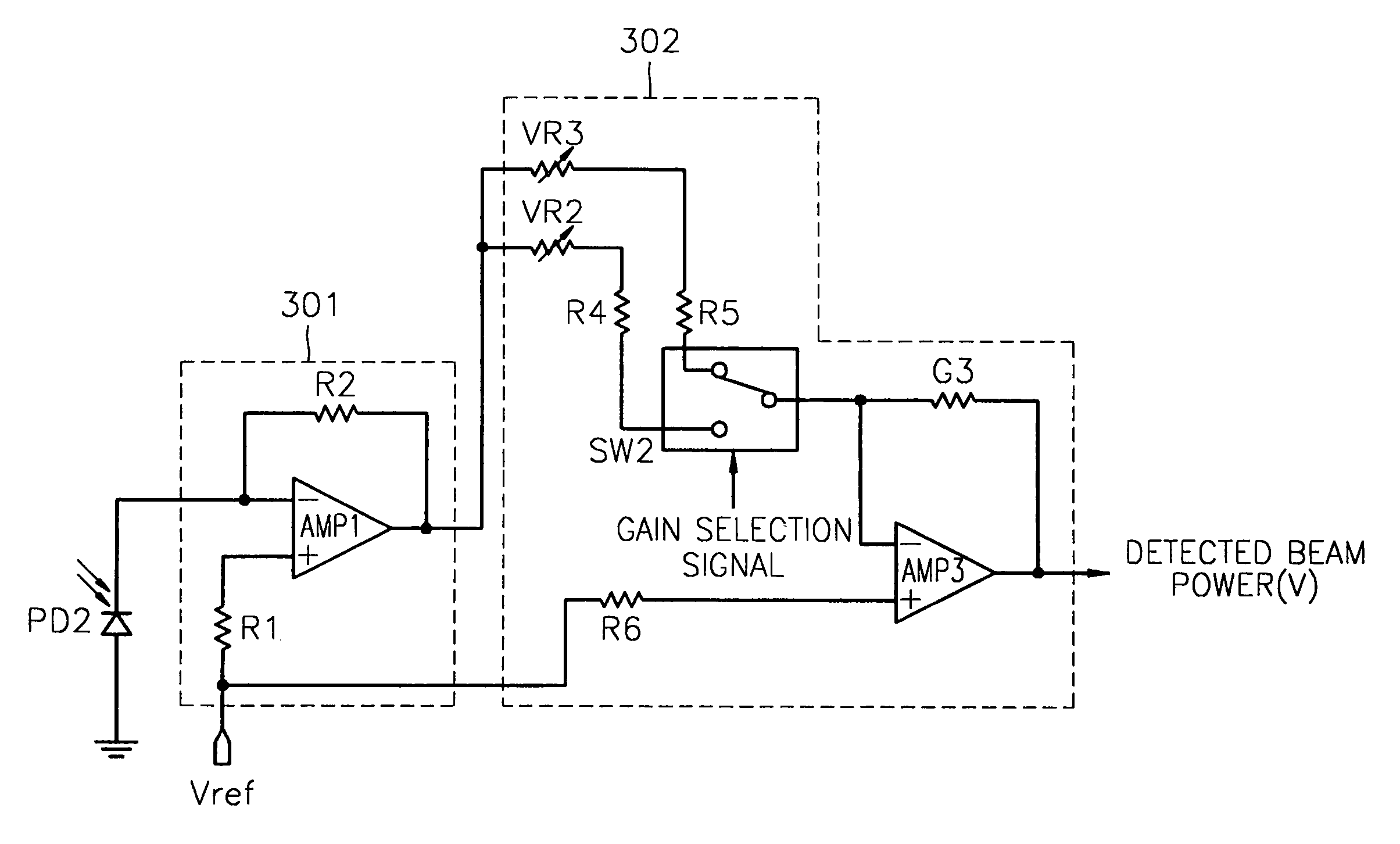 Apparatus and method for detecting beam power in optical drive